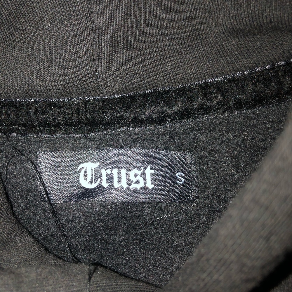 Trust Amsterdam “Creative Atelier” Black Hoodie - Size Small - XXX Hood Detail - Picture 7 of 9